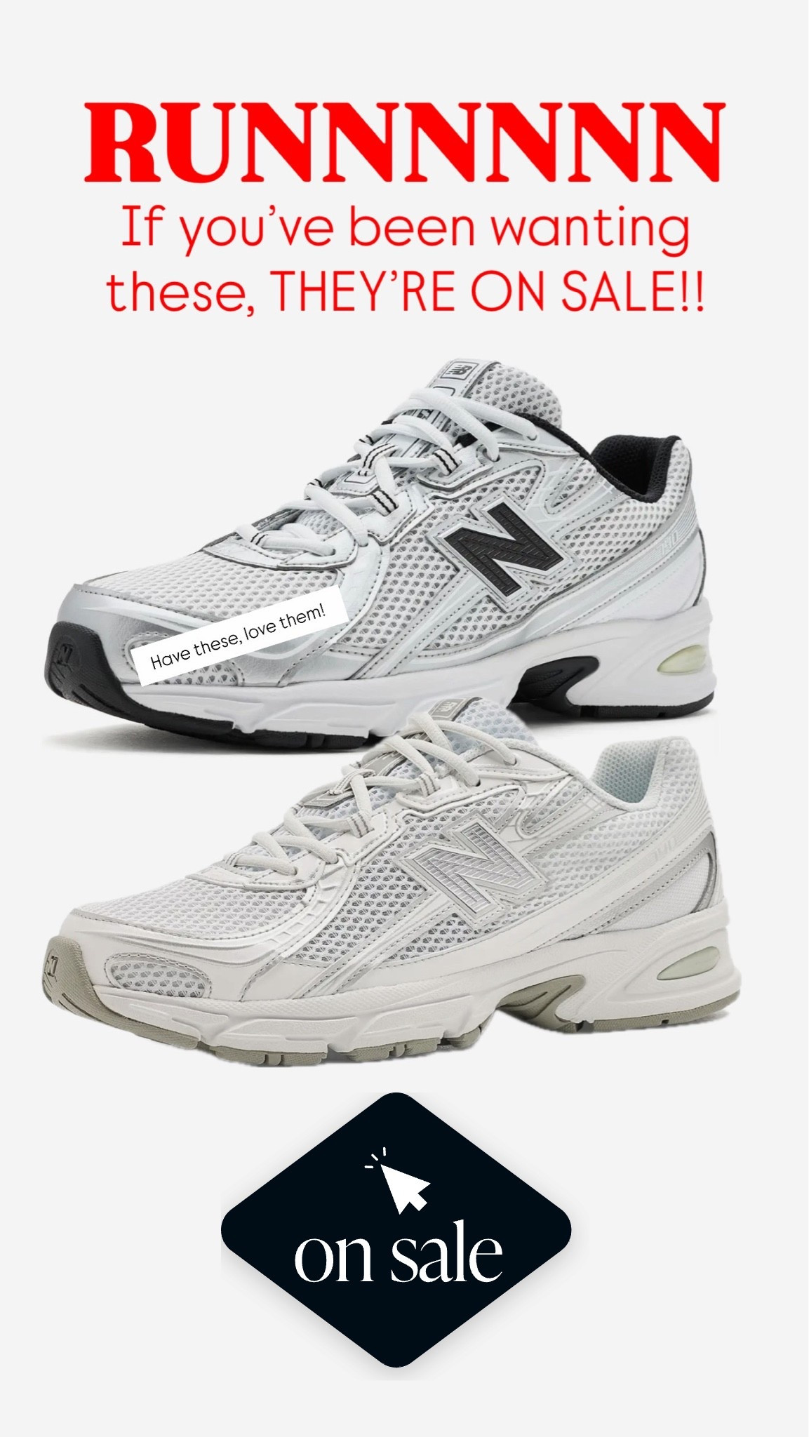 New balance sneakers on sale right now!! I size up 1/2 size in all NB!

#LTKfitnessgoals #LTKSaleAlert #LTKActive
