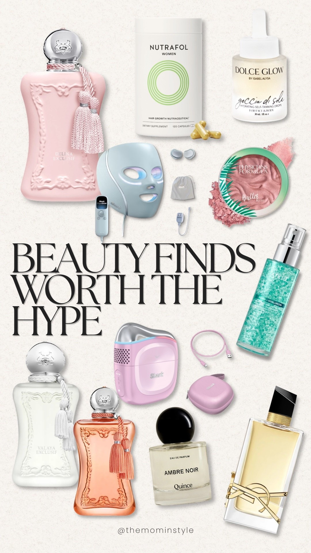 Beauty finds worth the hype ✨ These are the products I keep seeing everywhere and the ones that actually live up to the excitement. From skincare tools to my favorite scents, these are the beauty finds I’m reaching for again and again 🤍

beauty finds, skincare favorites, beauty products, viral beauty finds, perfume favorites, skincare routine, self care favorites, beauty tools, makeup favorites, beauty must haves, women’s beauty, TheMomInStyle

#LTKSaleAlert #LTKselfcare #LTKOver40