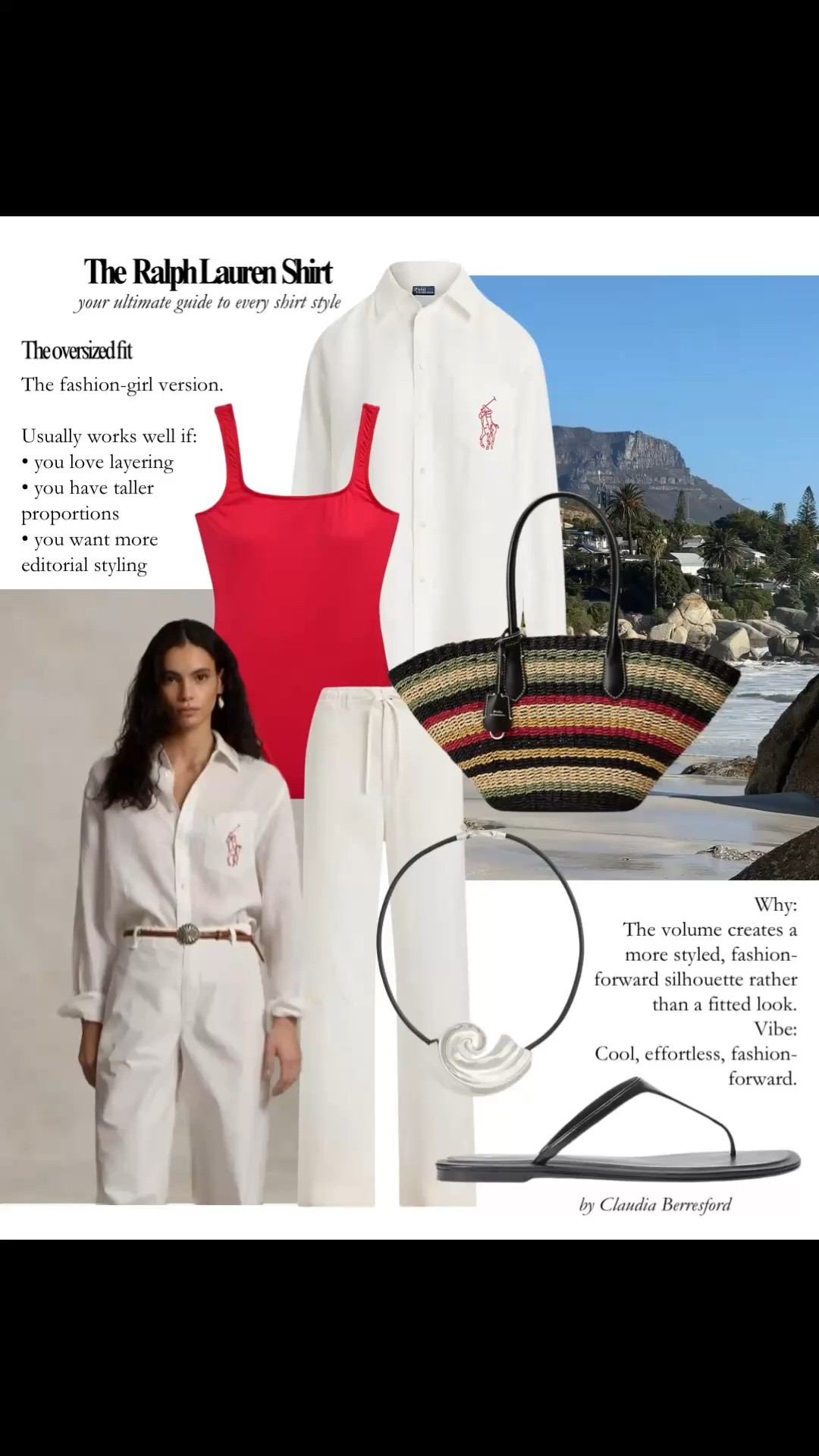 How to wear the Ralph Lauren oversized fit shirt #LTKxRalphLauren

#LTKuk #LTKsummer #LTKstyletip