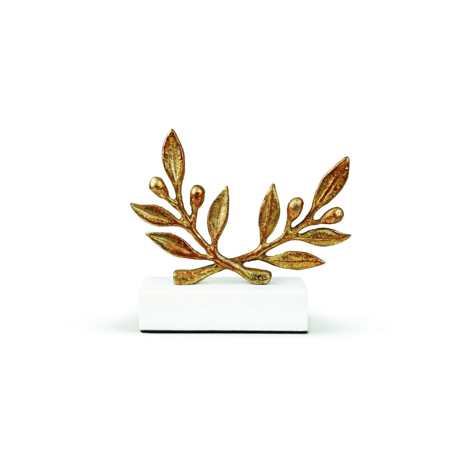 Gold Leaf Statue | Brooke & Lou | Brooke and Lou