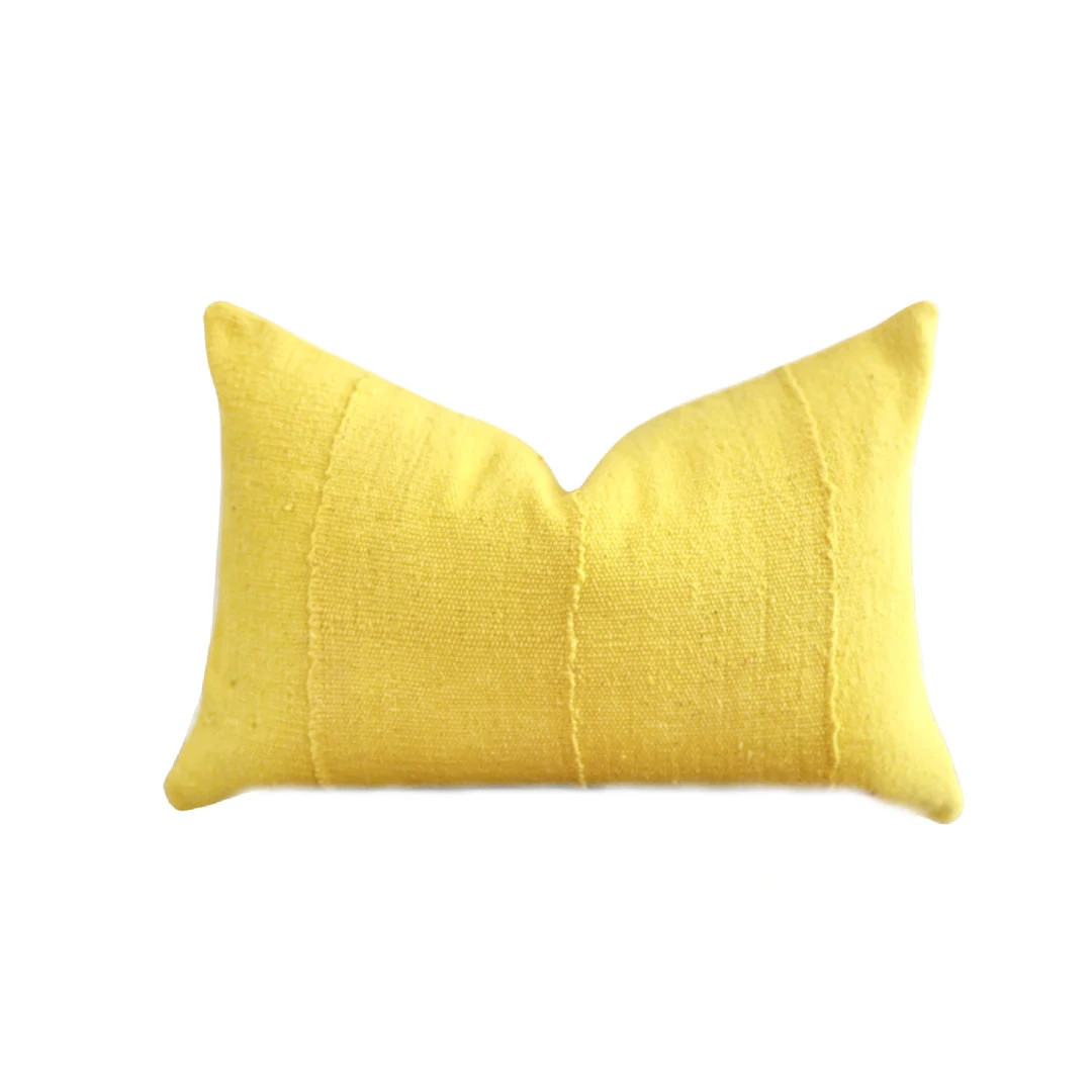 THE MAGGIE // Authentic African Mudcloth Lumbar Pillow Cover - Etsy | Etsy (US)