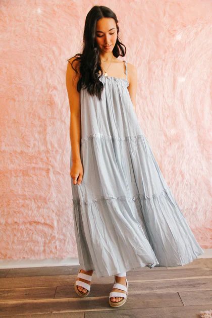 The Juliet Dress in Powder Blue | Girl Tribe Co.