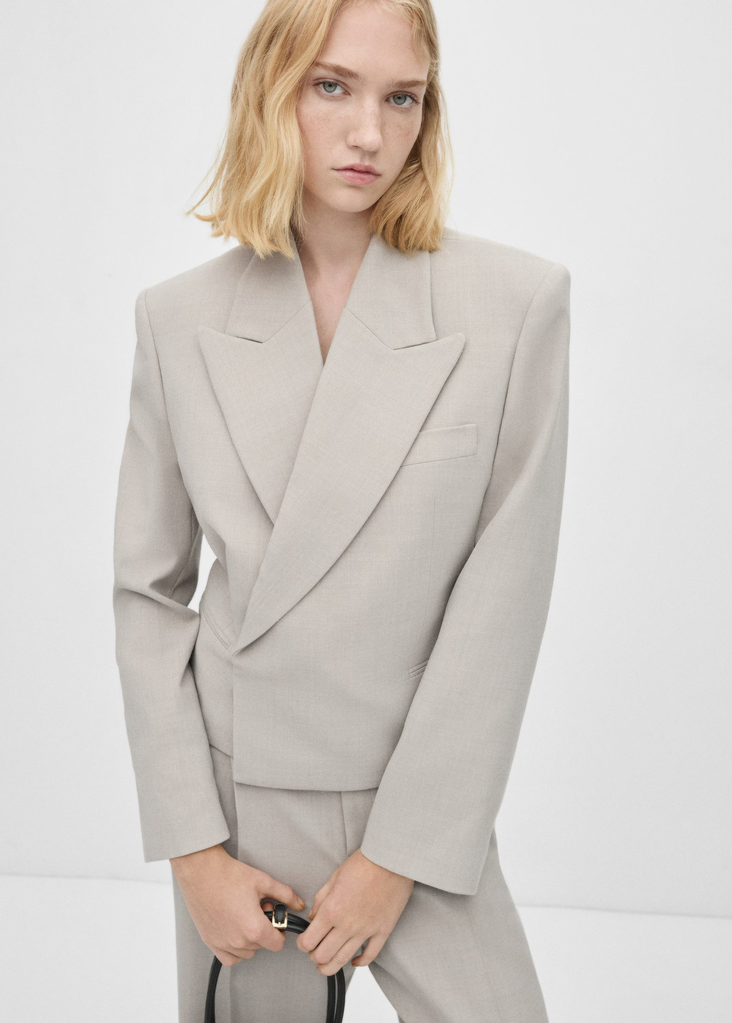 Double-breasted suit jacket | MANGO (UK)