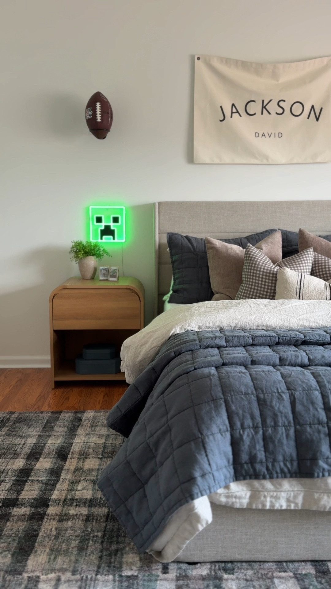 Use code INFG-25HOMEWITHBEKA10 for a discount on your first Quince bedding purchase. 

Here's what I got: 
- European Linen Box Quilt Set in Nightfall 
- Bamboo Sheet Set (no flat sheet) in White

Boy room, teen bedroom, toddler boy bedroom, lift up storage bed, quince bedding, bedroom rug, kids nightstand, kids bedding

#LTKKids #LTKHome