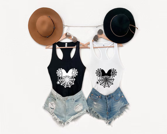 Spider Web Minnie T-shirt Disney Halloween Matching Outfits - Etsy | Etsy (US)