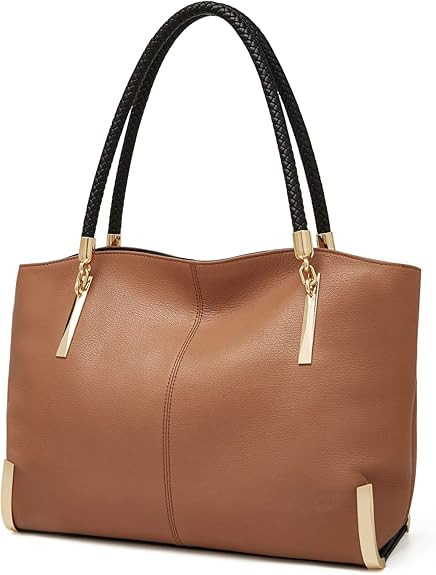 FOXLOVER Large Capacity Tote Handbags for Women, Women's Top-handle Bags Fashion Shoulder Bags Pu... | Amazon (US)