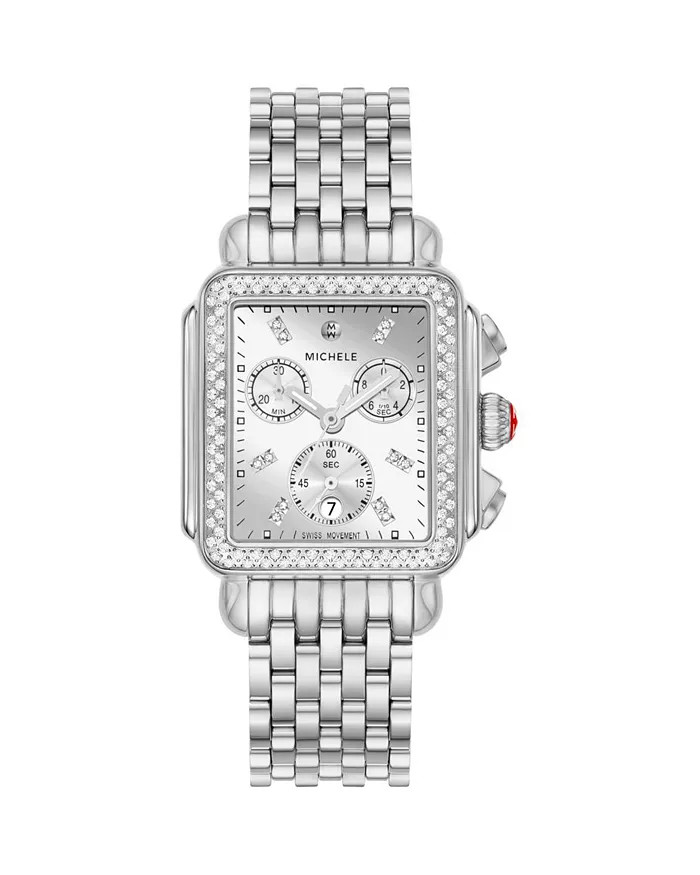 Deco Diamond High Shine Chronograph, 33mm x 35mm | Bloomingdale's (US)