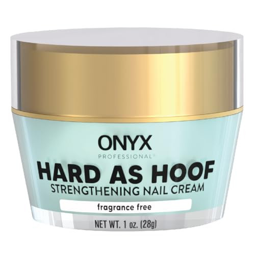 Onyx Professional Hard As Hoof Nail Strengthening Cream, Unscented - Nail Growth & Conditioning Cuticle Cream Stops Splits, Chips, Cracks & Strengthens Nails, 1 oz | Amazon (US)