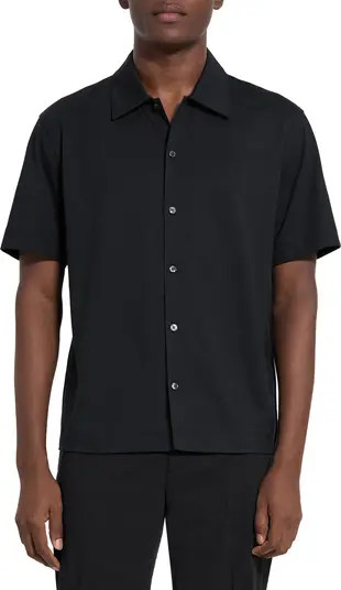 Relaxed Short Sleeve Button-Up Shirt | Nordstrom