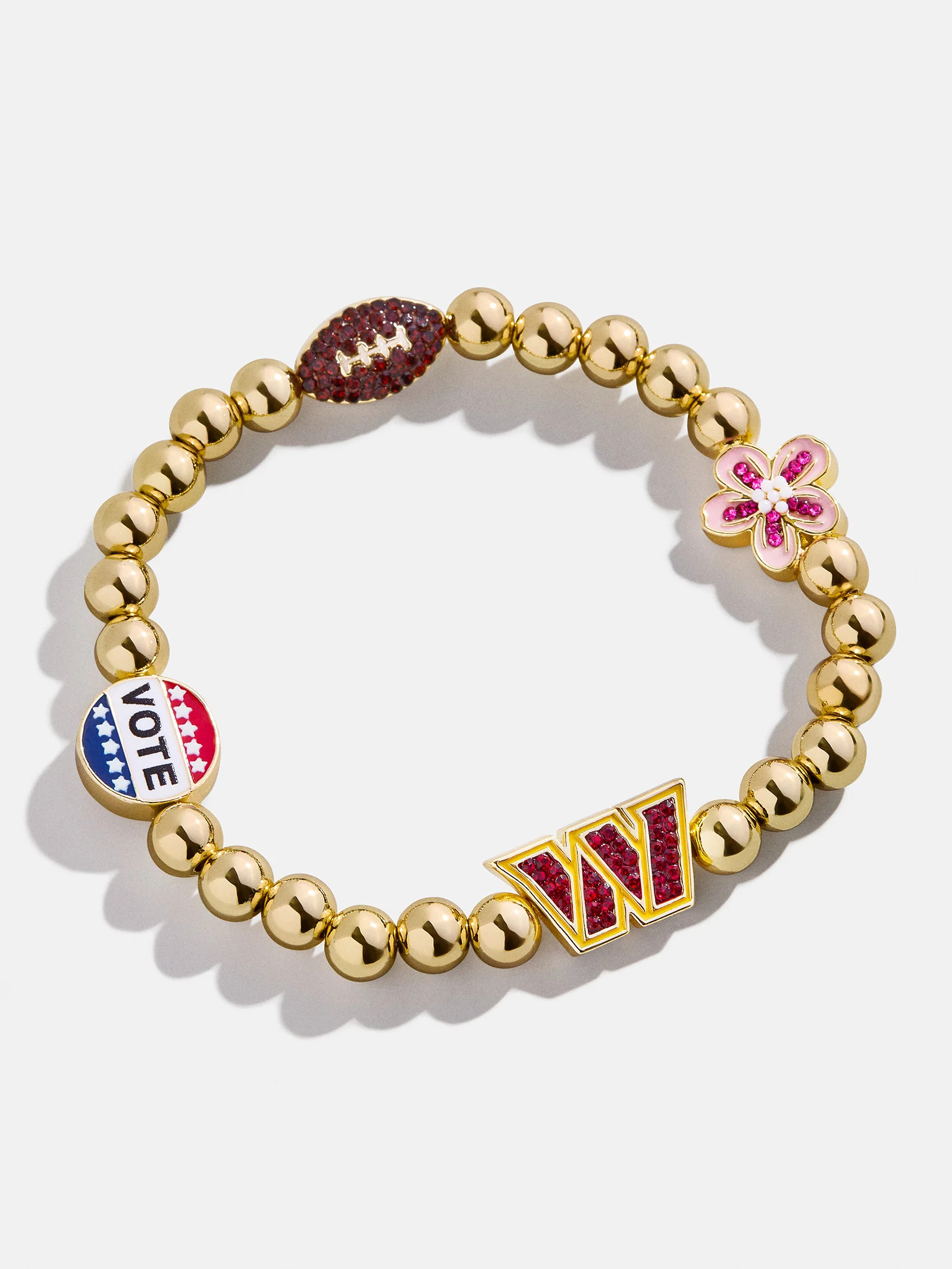 Washington Commanders NFL Charm Bracelet - Washington Commanders | BaubleBar (US)