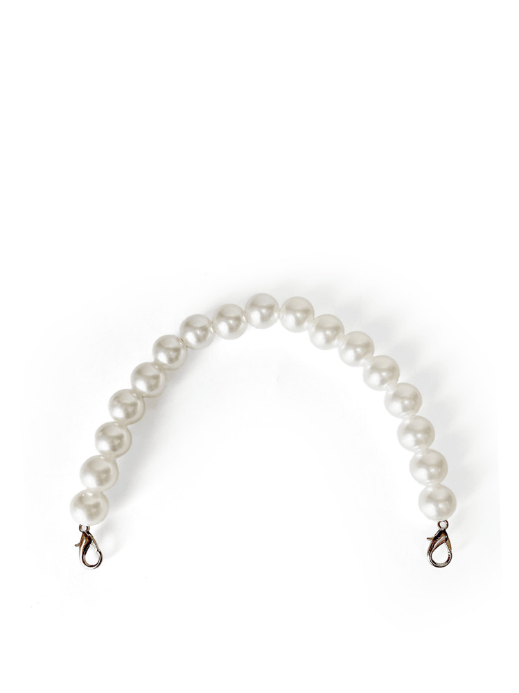 New Vintage Handmade Large Faux Pearl Chain Bag Strap, Detachable Shoulder Handbag Chain Gifts Fo... | SHEIN