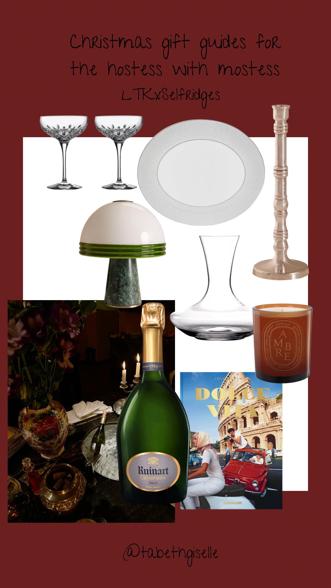 Selfridges Christmas gift guide for the hostess with the mostess @theofficialselfridges 

#LTKfestive #LTKxSelfridges #LTKgiftguide