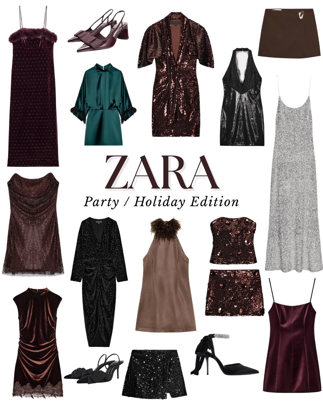 some ZARA Party & Holiday pieces for the festive season ✨ 

 #holidayoutfit #christmasoutfiit #xmasoutfit #zara #zaraparty #party #newyearoutfit #silvester #silvesterkleider #pailletten #festive #festlicheoutfits #LTKkleider #LTKpartywear #LTKfestive