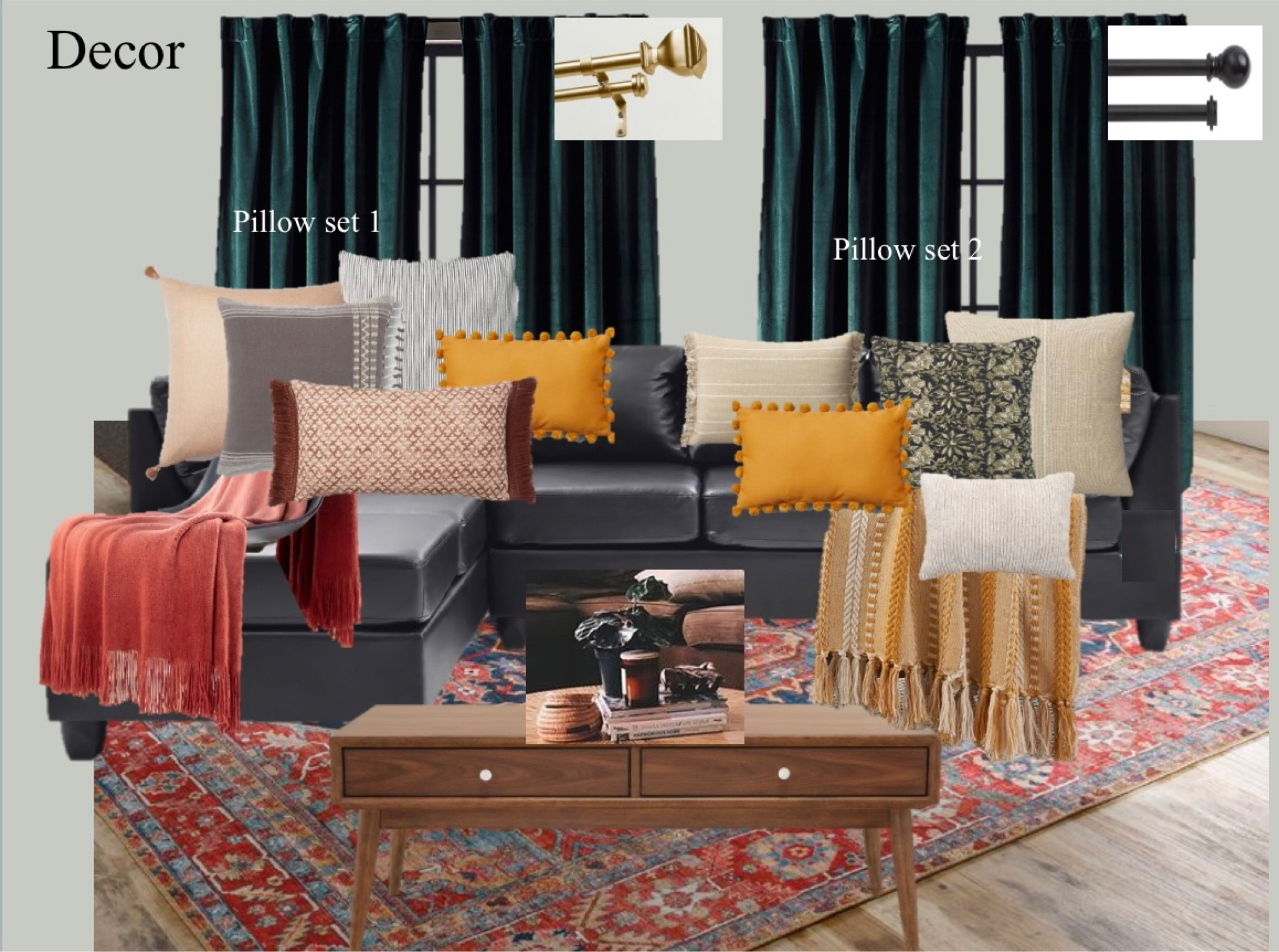 Client project. Boho living room textiles  

#LTKhome