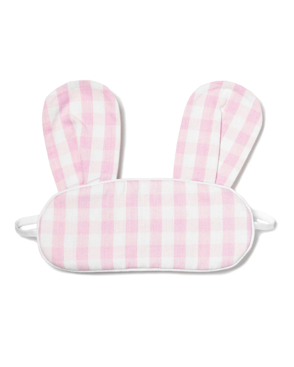 Children's Pink Gingham Bunny Sleep Mask | Petite Plume