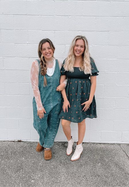 Free people overalls and free people look alike dress.🤍

#LTKstyletip #LTKshoecrush