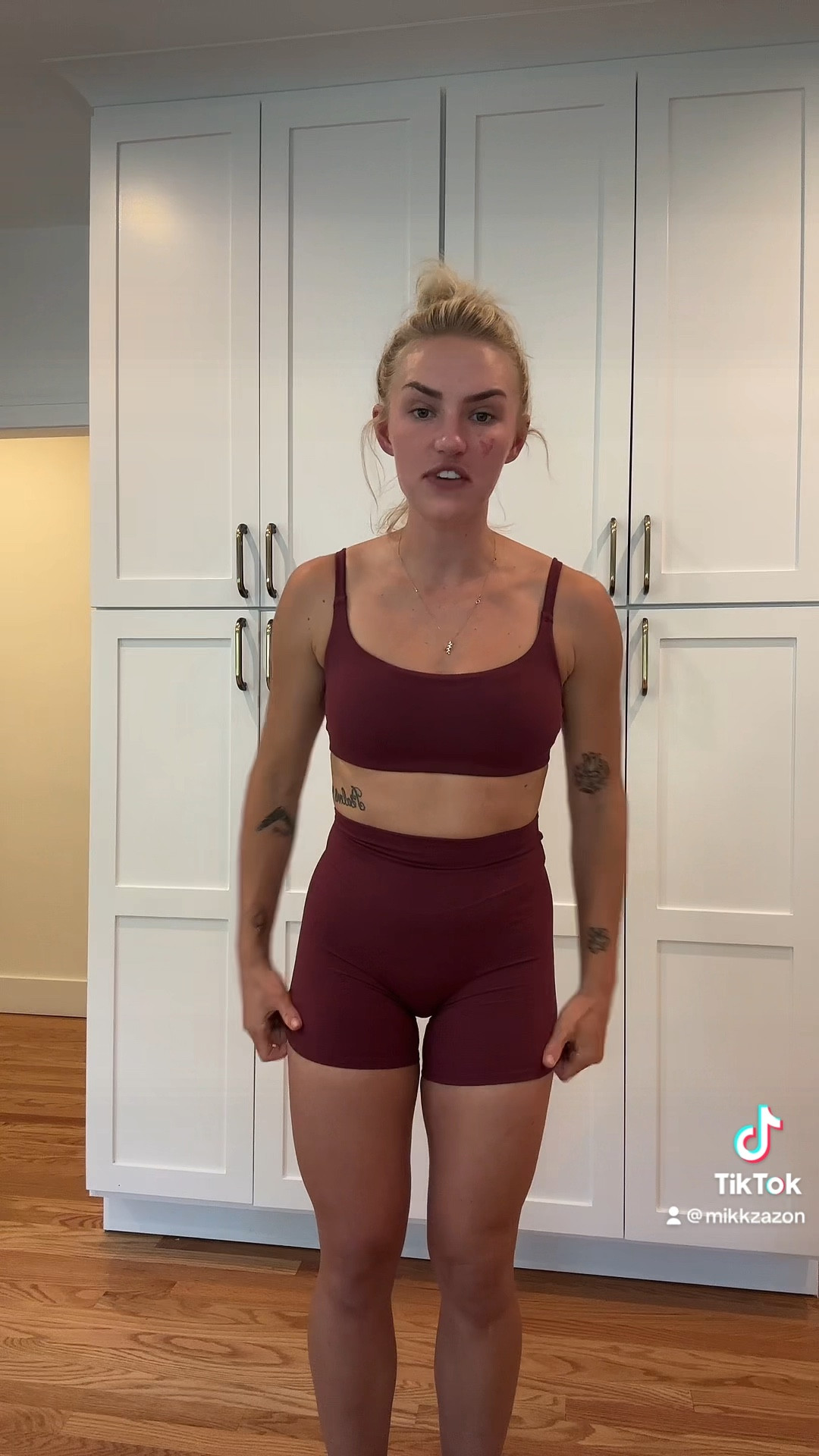 Everything runs true to size. I wear a medium in everything!