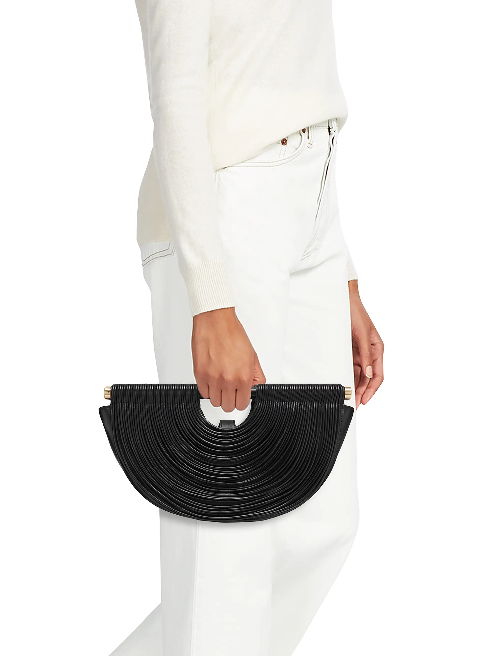 Lou Fringe Leather Clutch | Saks Fifth Avenue