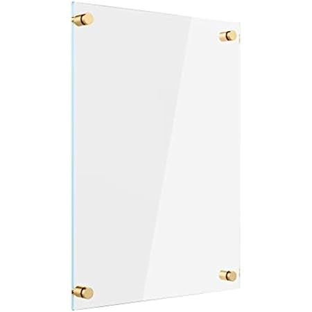 Acrylic Note Board Refrigerator Dry Erase Board Magnetic Clear 15”x11" Includes 4 Dry Erase Markers | Amazon (US)