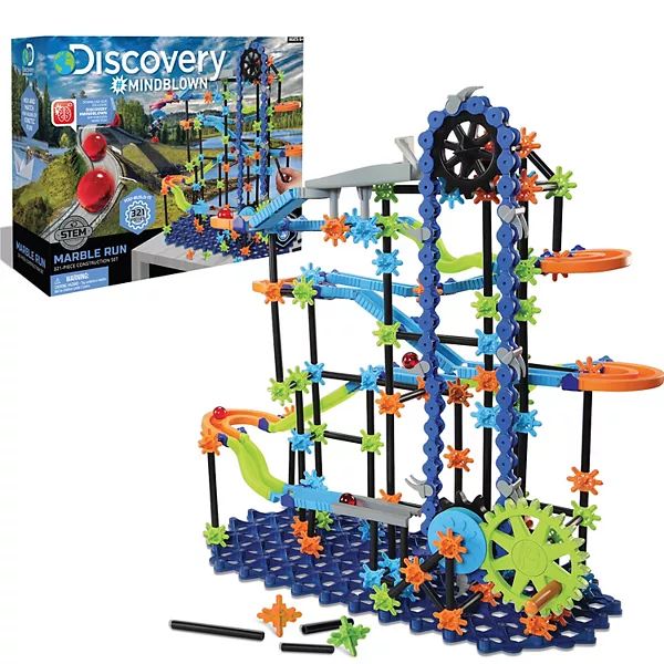 Discovery #Mindblown Toy Marble Run 321-piece Construction Set | Kohl's