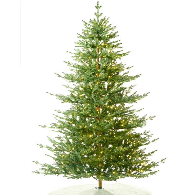 Lighted Artificial Christmas Tree - Stand Included | Wayfair North America