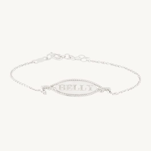 Love Knot Silver Signet Bracelet | Catbird