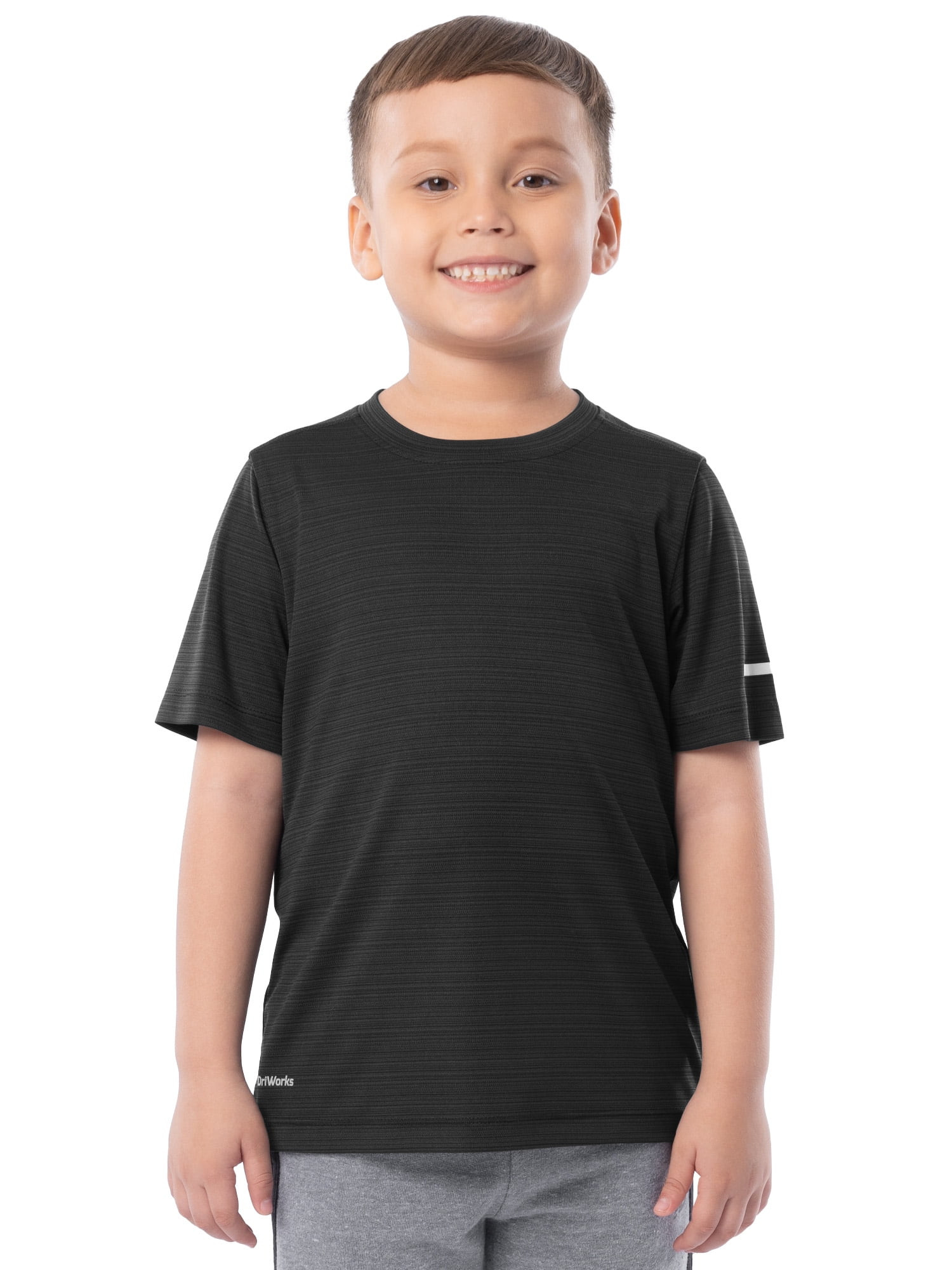 Athletic Works Boys Short Sleeve Core Active T-Shirt, Sizes 4-18 & Husky | Walmart (US)