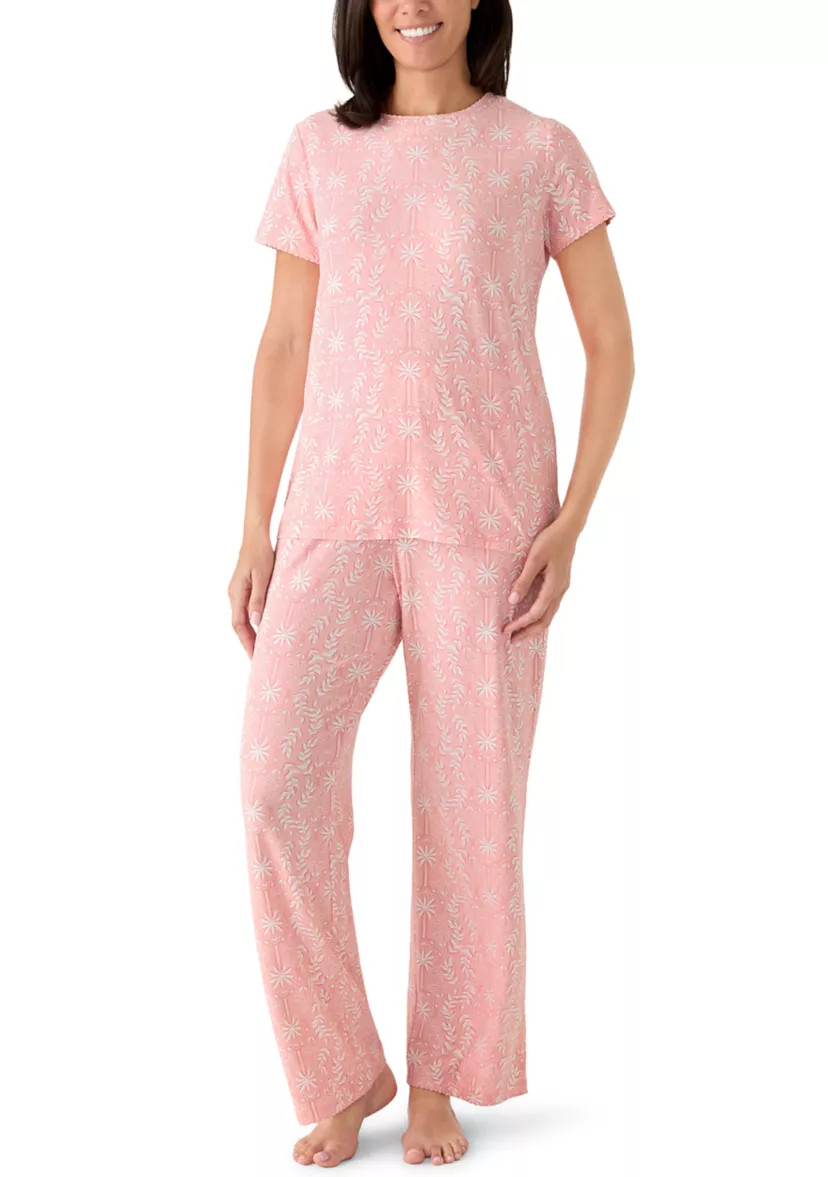 Women's Knit Shirt and Pants Pajama Set | Belk