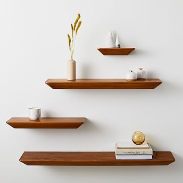 Slim Floating Shelves Collection | West Elm (US)