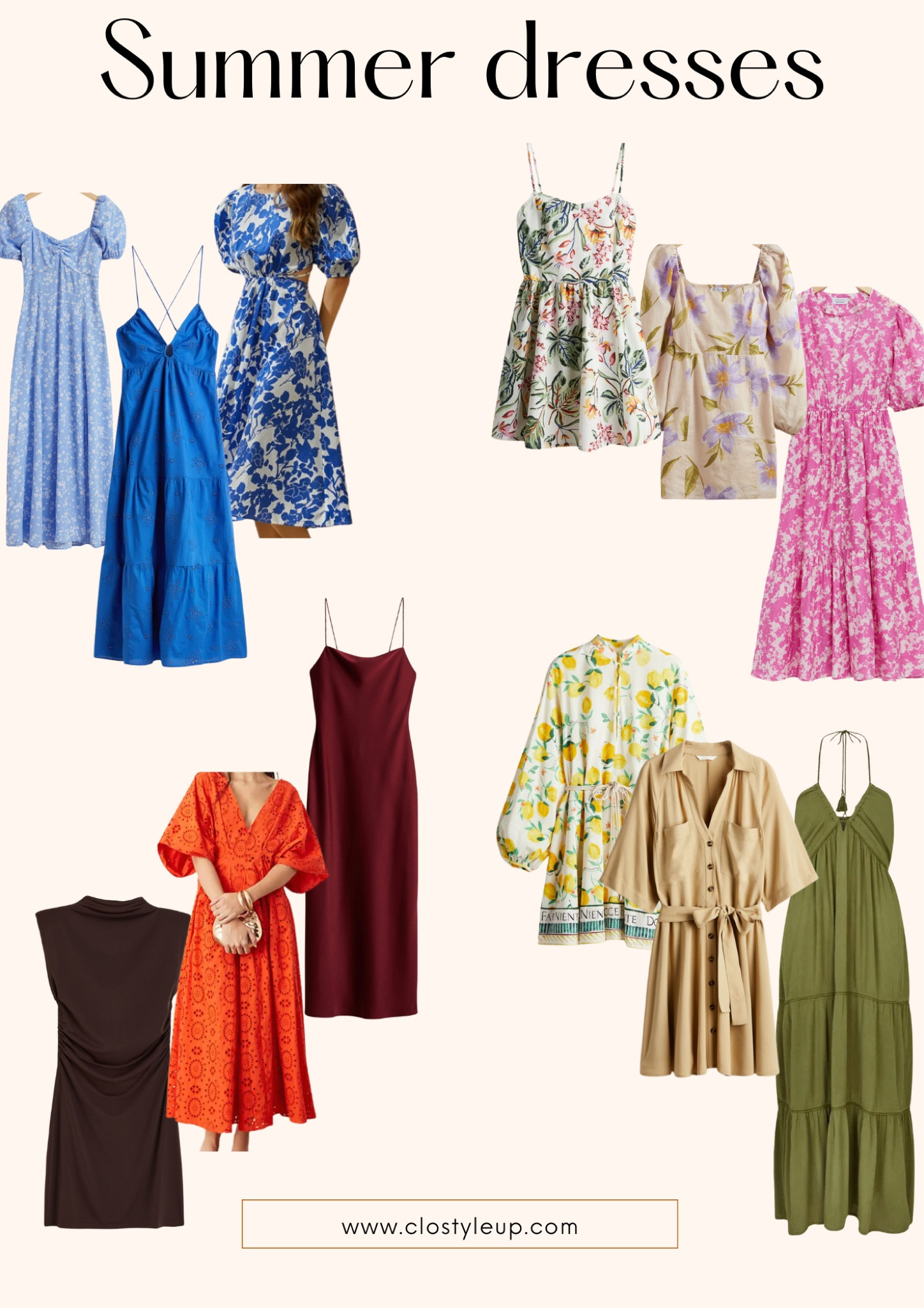 Vestidos de verano ☀️🌈🤎