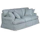 Sunset Trading Horizon Sofa Slipcover, Configurable, Aqua Blue | Amazon (US)