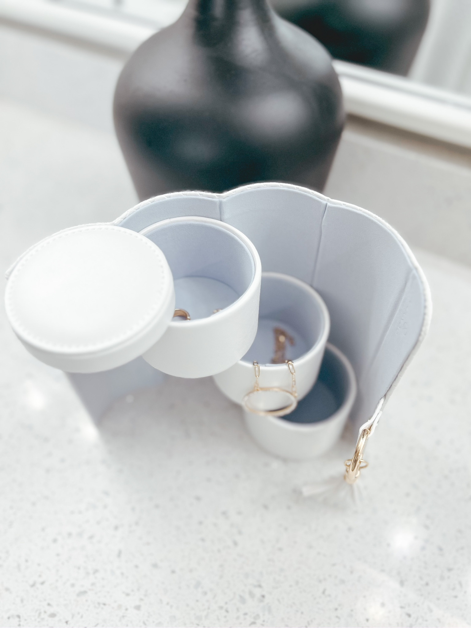 I love how functional and cute this travel jewelry case is! I use this every time I travel.

#LTKtravel #LTKhome #LTKFind