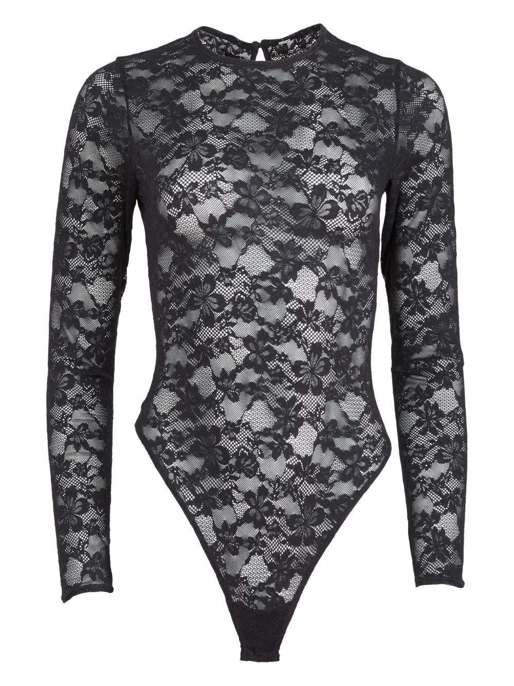 Fleur Du Mal Le Stretch lace bodysuit - Black | Farfetch Global