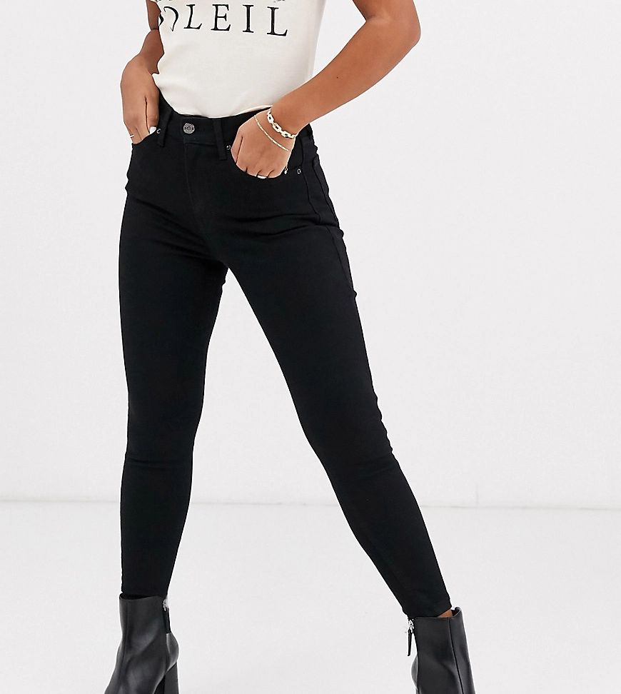 Topshop Petite Jamie skinny jeans in black | ASOS (Global)
