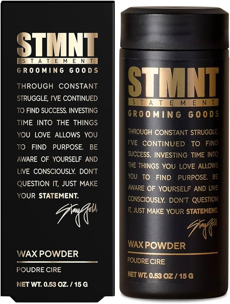 STMNT Grooming Goods Wax Powder, 0.53 oz | Semi-Matte Finish | Added Grip and Volume | Medium Con... | Amazon (US)
