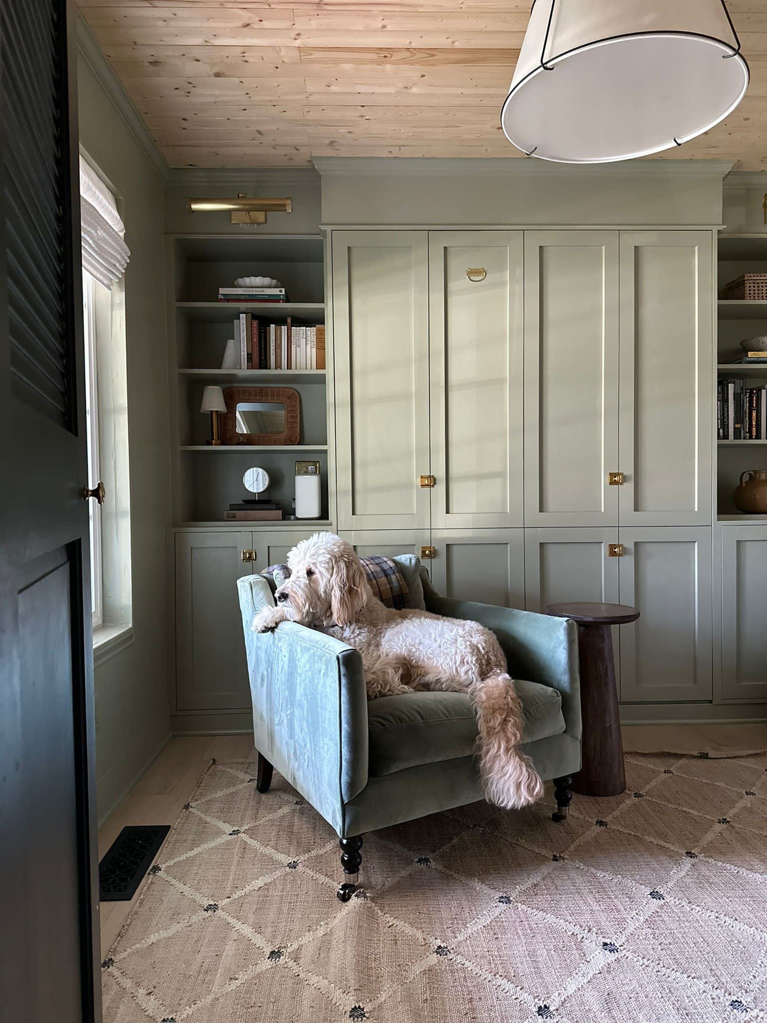 I can’t get over how good this room looks with the new color. 
-
Shelf styling. Home office. Home decor 

#LTKHome #LTKFindsUnder100 #LTKStyleTip