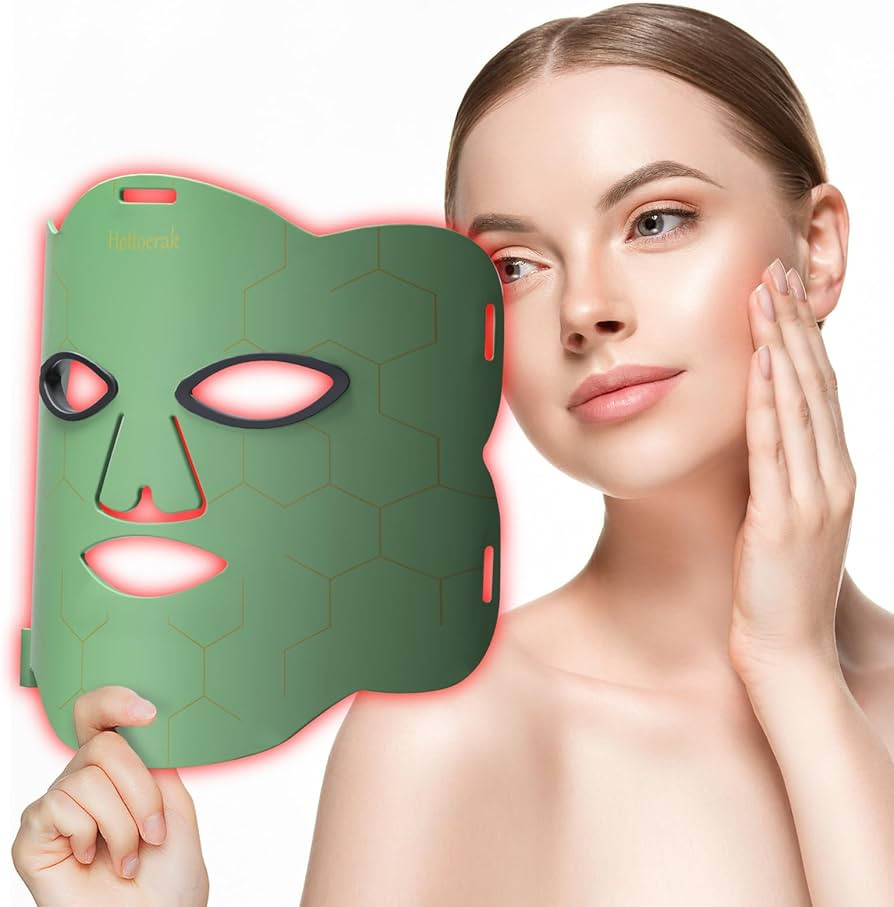 Red Light Therapy for Face, Portable Face Red Light Therapy with Power Bank, Soft Red Light Face ... | Amazon (US)