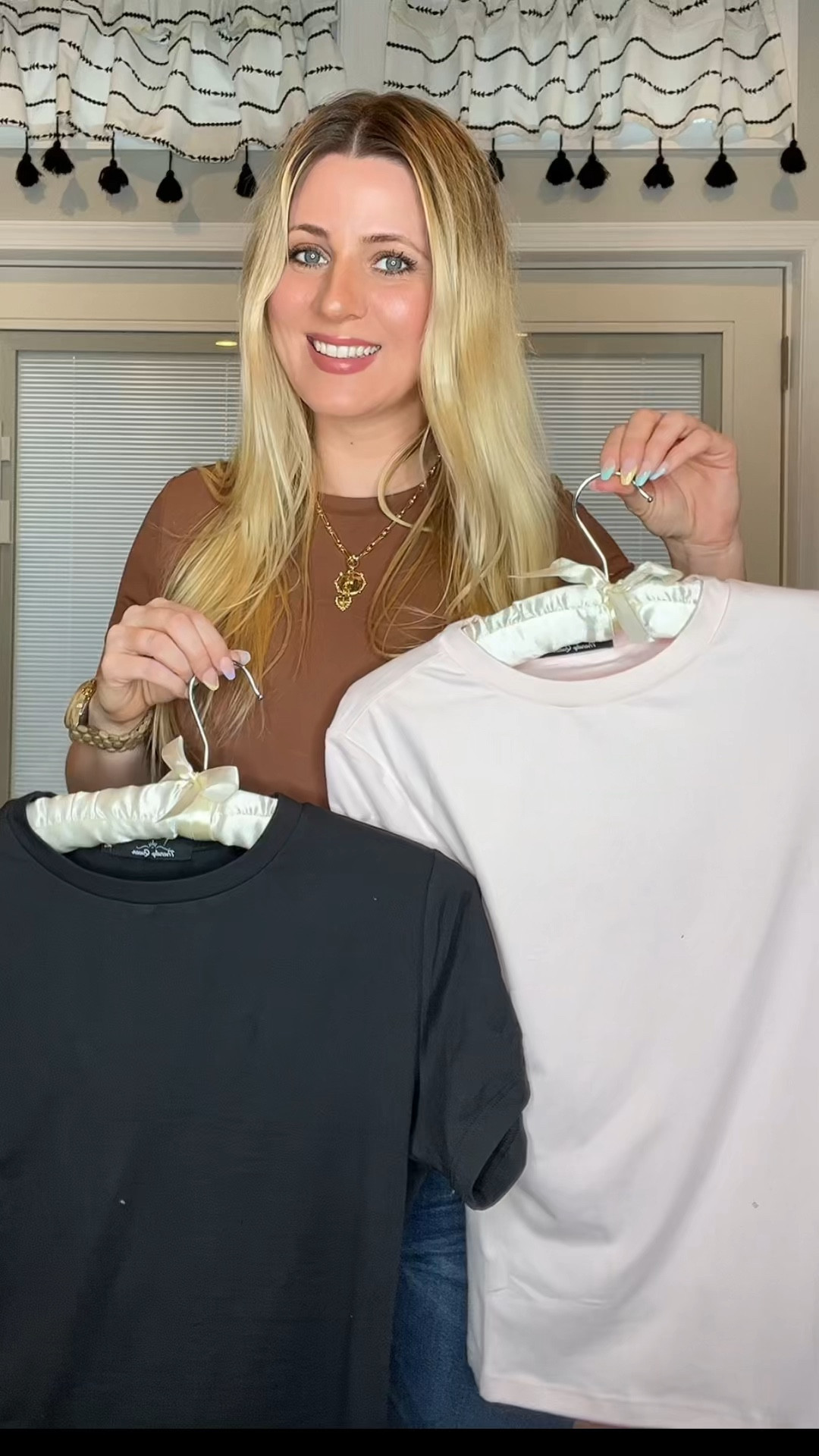 The perfect basic t-shirt. Double lined and super stretchy. Looks like a bodysuit - perfectly ticks into any bottoms. 

Runs TTS. 

#LTKStyleTip #LTKFindsUnder50
