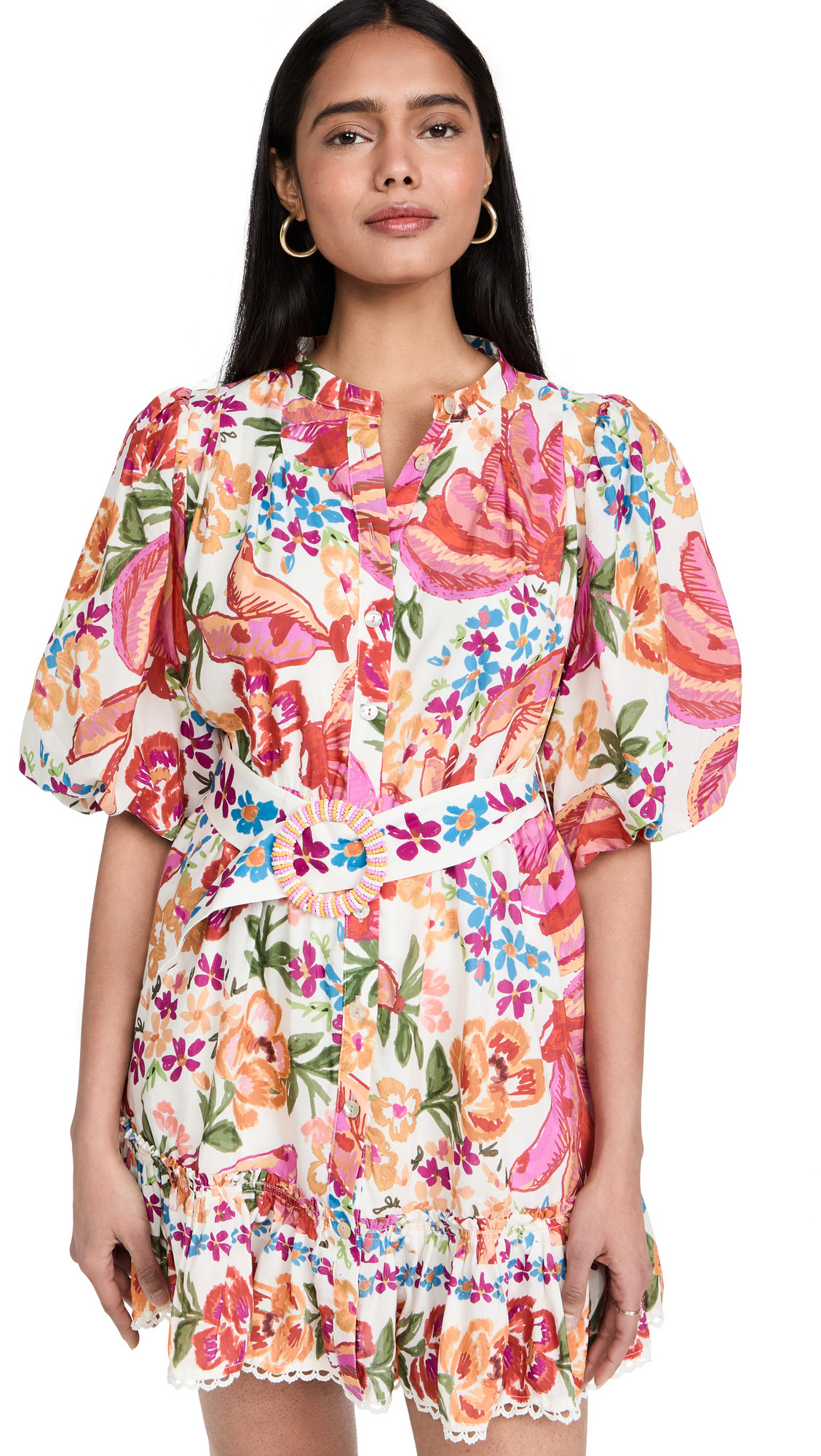 Spring Bananas Belt Mini Dress | Shopbop