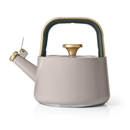 Beautiful 1.8L Ceramic Non-Stick Stovetop Tea Kettle, Porcini Taupe by Drew Barrymore | Walmart (US)