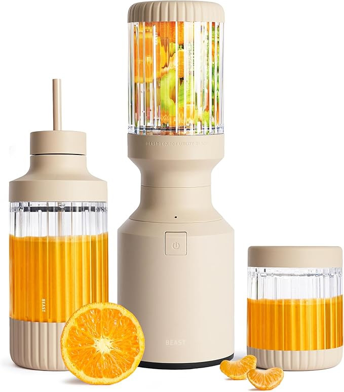 The Beast Mini Blender Plus | Mini Countertop Kitchen Blender | Blend Smoothies and Shakes, Dress... | Amazon (US)