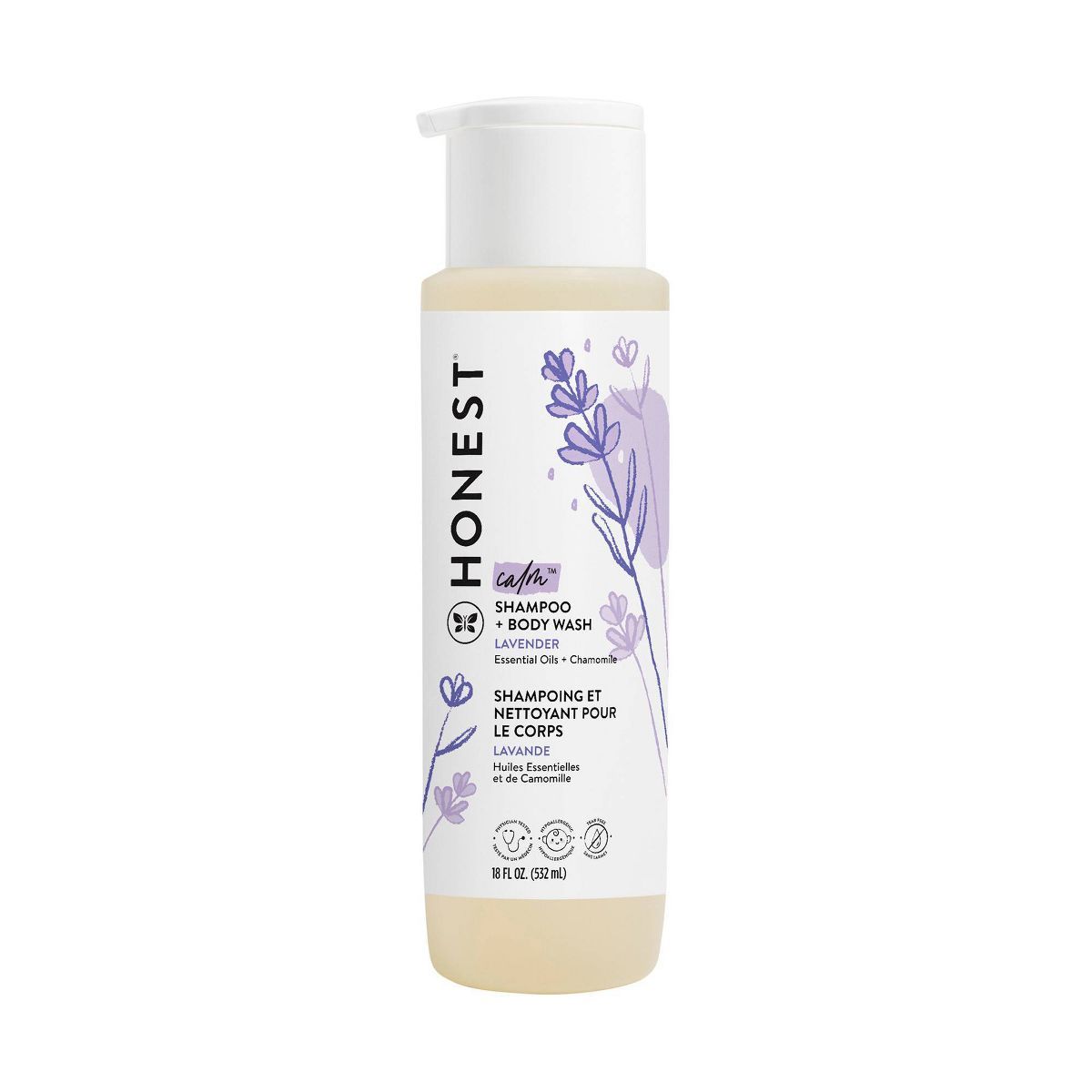 The Honest Company Calm Shampoo + Body Wash - Lavender - 18 fl oz | Target