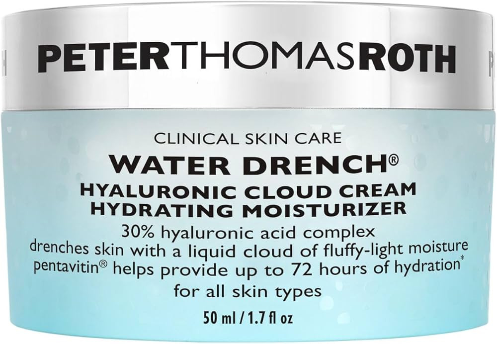 Peter Thomas Roth | Water Drench\u00ae Hyaluronic Cloud Cream Hydrating Refillable Moisturizer | ... | Amazon (US)