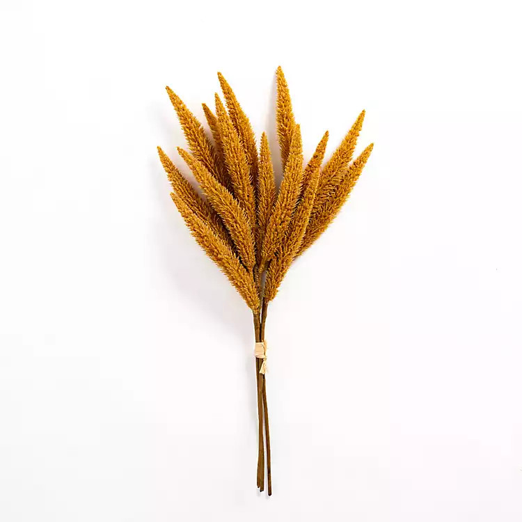 Ochre Harvest Foxtail Fern Bush | Kirkland's Home