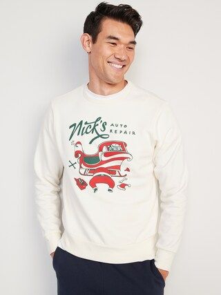 Holiday Graphic Crew-Neck Sweatshirt for Men | Old Navy (US)