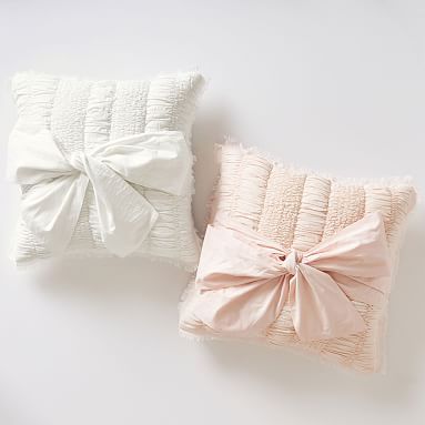 Emily & Meritt Knotted Pillow Cover | Pottery Barn Teen