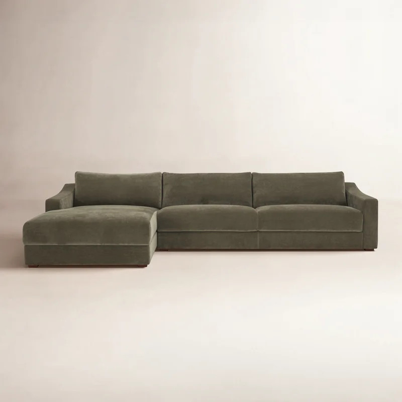 Nora Upholstered L-Shaped Sectional Left Hand Facing | Wayfair North America