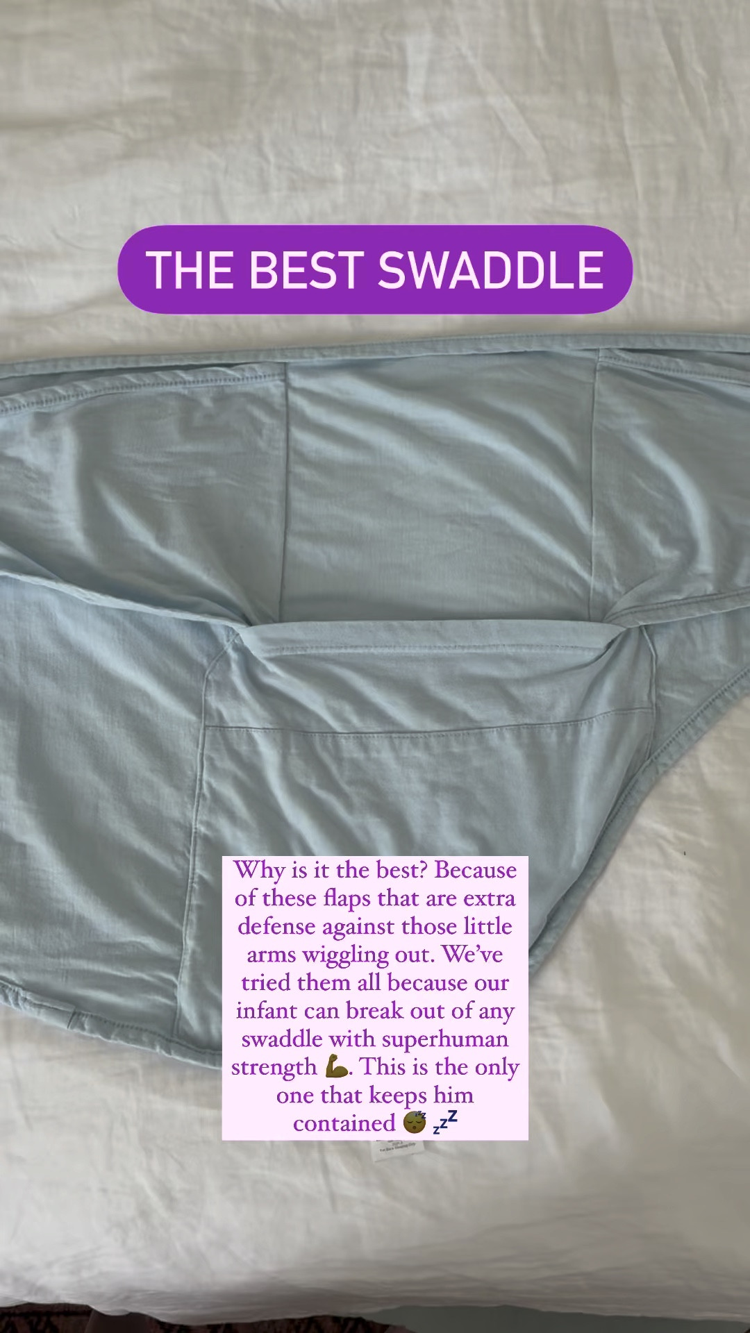 If your infant can wiggle their arms out of every swaddle, this one is for you! Come in tons of colors and patterns. 💜



#LTKBaby #LTKFamily #LTKBump