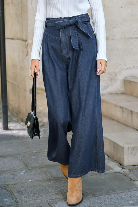 Edge Factor Blue Jeans | Cupshe US