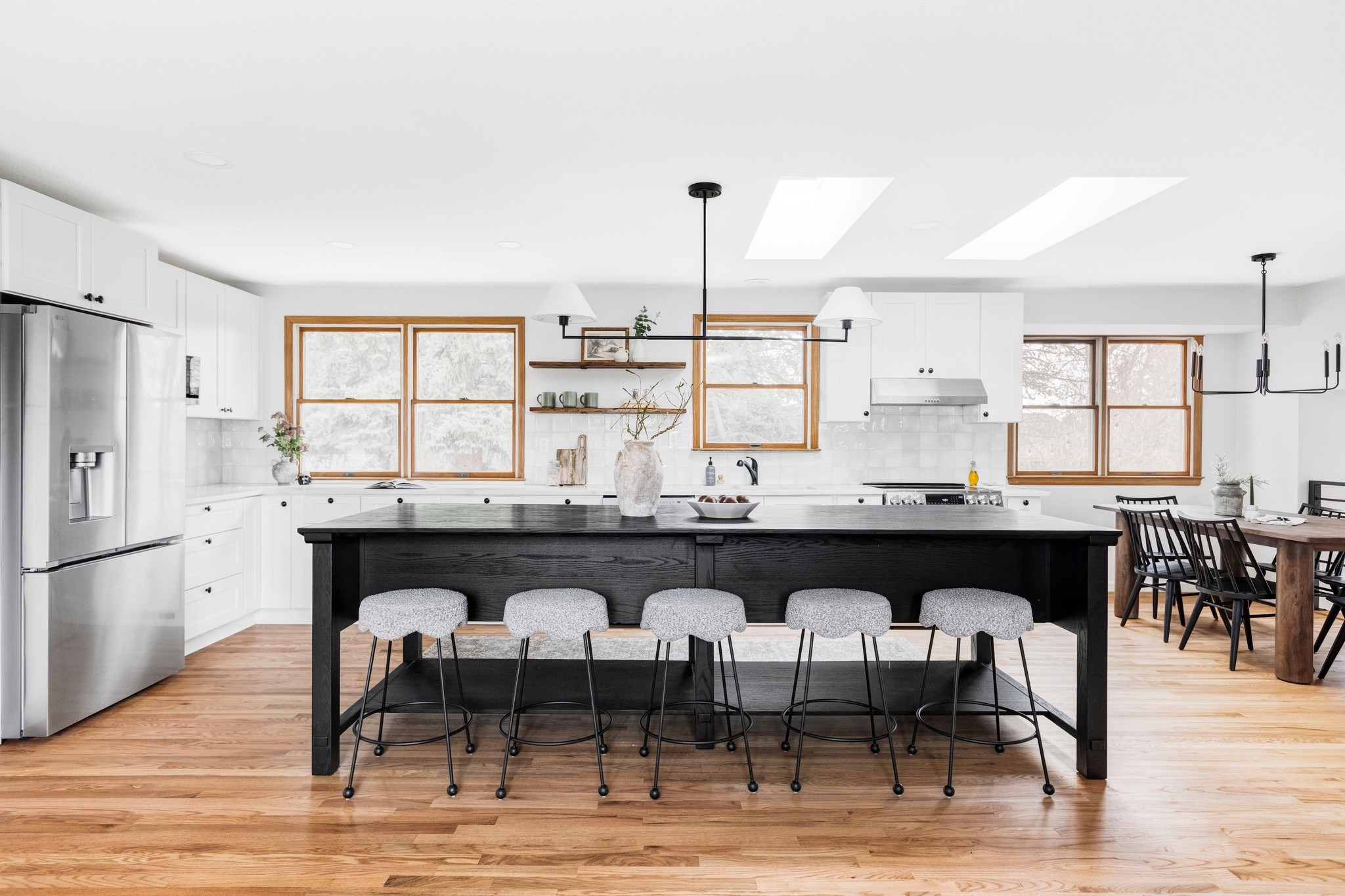 Rounding up of our favorite affordable barstools for 2025! We love the contrast between the boucle fabric and black metal legs. 

Bar stool, barstool, stool, kitchen barstools, modern, boucle  

#LTKHome

#LTKHome